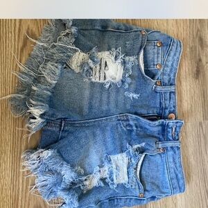 Almost Famous Blue Denim Shorts